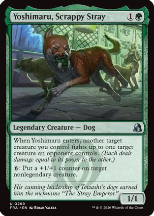 Yoshimaru, Scrappy Stray (FRA-269) [Reality Fracture] Foil MTG Single Wizards of the Coast