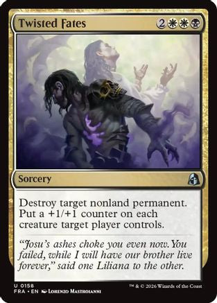 Twisted Fates (FRA-158) [Reality Fracture] Foil MTG Single Wizards of the Coast