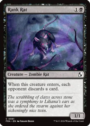 Rank Rat (FRA-061) [Reality Fracture] MTG Single Wizards of the Coast