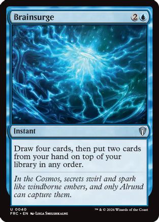 Brainsurge (FRC-040) [Commander: Reality Fracture] MTG Single Wizards of the Coast