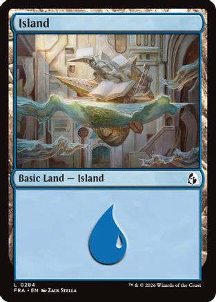 Island (0284) (FRA-284) [Reality Fracture] MTG Single Wizards of the Coast