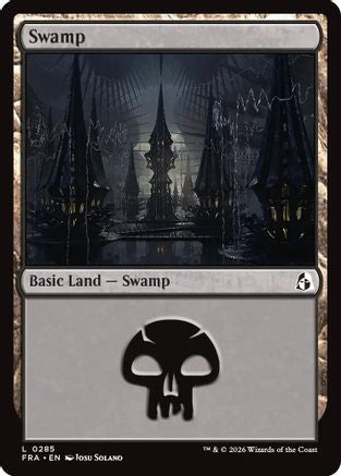 Swamp (0285) (FRA-285) [Reality Fracture] MTG Single Wizards of the Coast