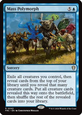Mass Polymorph (FRC-042) [Commander: Reality Fracture] MTG Single Wizards of the Coast