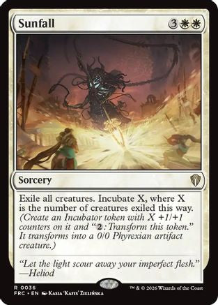 Sunfall (FRC-036) [Commander: Reality Fracture] MTG Single Wizards of the Coast