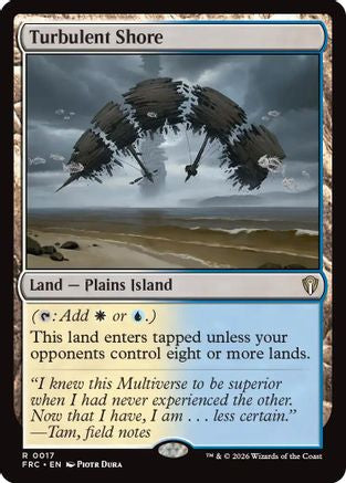 Turbulent Shore (FRC-017) [Commander: Reality Fracture] MTG Single Wizards of the Coast