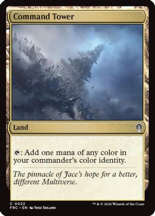 Command Tower (FRC-022) [Commander: Reality Fracture] MTG Single Wizards of the Coast