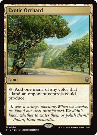 Exotic Orchard (FRC-070) [Commander: Reality Fracture] MTG Single Wizards of the Coast