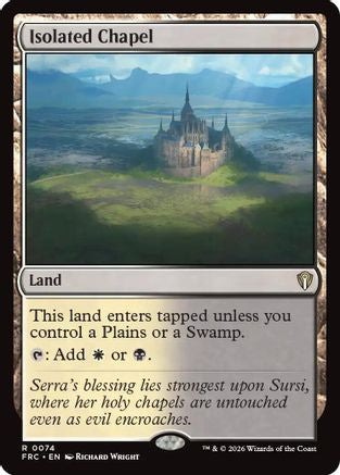 Isolated Chapel (FRC-074) [Commander: Reality Fracture] MTG Single Wizards of the Coast