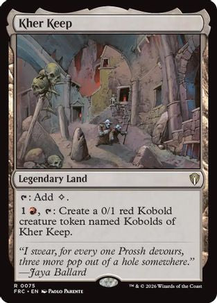Kher Keep (FRC-075) [Commander: Reality Fracture] MTG Single Wizards of the Coast