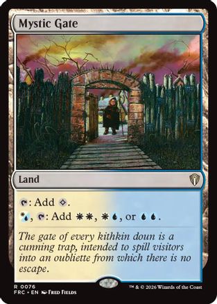 Mystic Gate (FRC-076) [Commander: Reality Fracture] MTG Single Wizards of the Coast