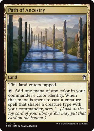 Path of Ancestry (FRC-077) [Commander: Reality Fracture] MTG Single Wizards of the Coast