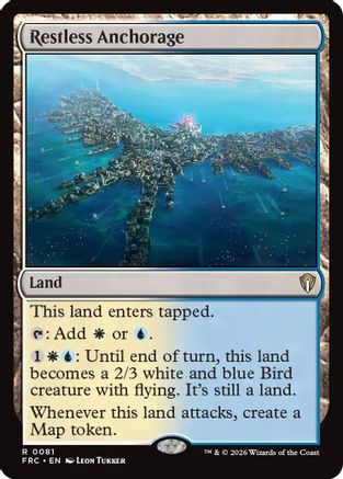 Restless Anchorage (FRC-081) [Commander: Reality Fracture] MTG Single Wizards of the Coast