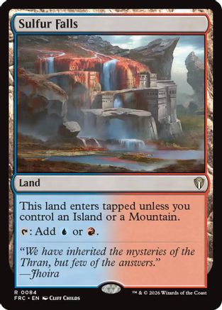 Sulfur Falls (FRC-084) [Commander: Reality Fracture] MTG Single Wizards of the Coast