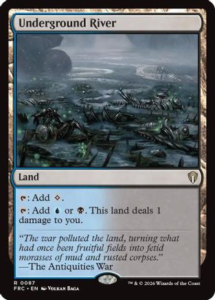 Underground River (FRC-087) [Commander: Reality Fracture] MTG Single Wizards of the Coast