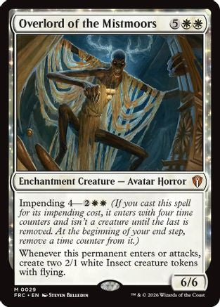 Overlord of the Mistmoors (FRC-029) [Commander: Reality Fracture] MTG Single Wizards of the Coast