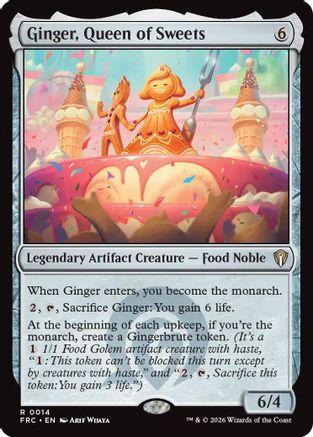 Ginger, Queen of Sweets (FRC-014) [Commander: Reality Fracture] MTG Single Wizards of the Coast