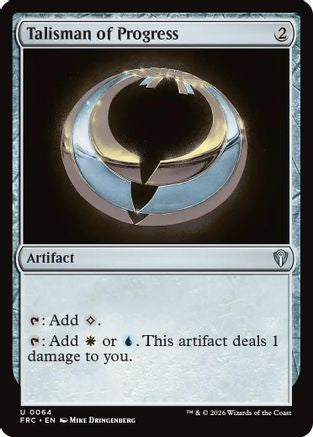 Talisman of Progress (FRC-064) [Commander: Reality Fracture] MTG Single Wizards of the Coast