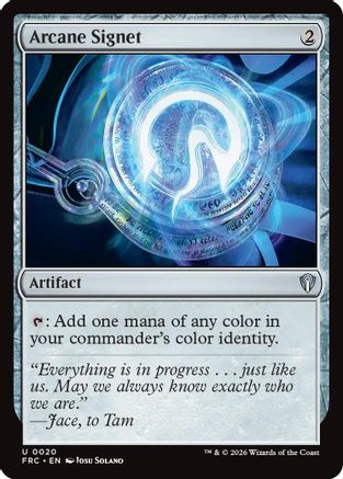 Arcane Signet (FRC-020) [Commander: Reality Fracture] MTG Single Wizards of the Coast