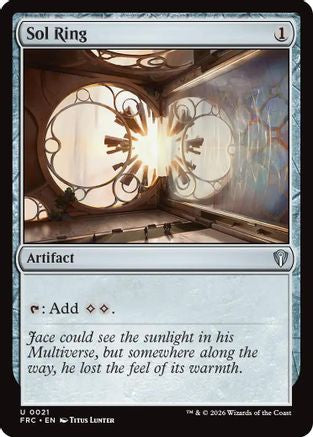 Sol Ring (FRC-021) [Commander: Reality Fracture] MTG Single Wizards of the Coast