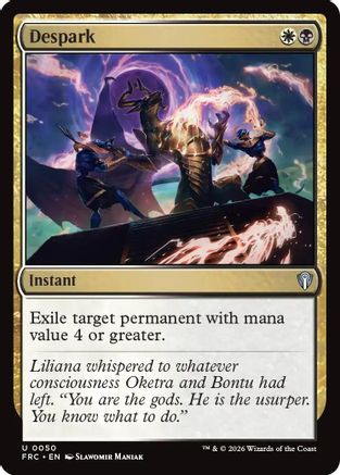 Despark (FRC-050) [Commander: Reality Fracture] MTG Single Wizards of the Coast