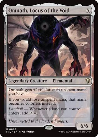Omnath, Locus of the Void (FRC-003) [Commander: Reality Fracture] MTG Single Wizards of the Coast