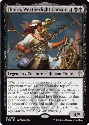 Jhoira, Weatherlight Corsair (FRC-008) [Commander: Reality Fracture] MTG Single Wizards of the Coast