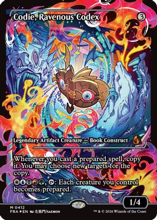 Codie, Ravenous Codex (FRA-412) [Reality Fracture] Foil MTG Single Wizards of the Coast