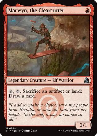 Marwyn, the Clearcutter (FRA-249) [Reality Fracture] MTG Single Wizards of the Coast