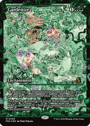 Gardenize (0406) (FRA-406) [Reality Fracture] Foil MTG Single Wizards of the Coast