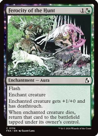 Ferocity of the Hunt (FRA-134) [Reality Fracture] MTG Single Wizards of the Coast