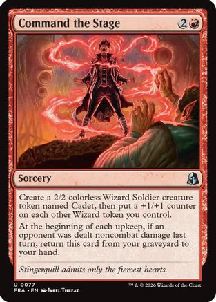 Command the Stage (FRA-077) [Reality Fracture] MTG Single Wizards of the Coast