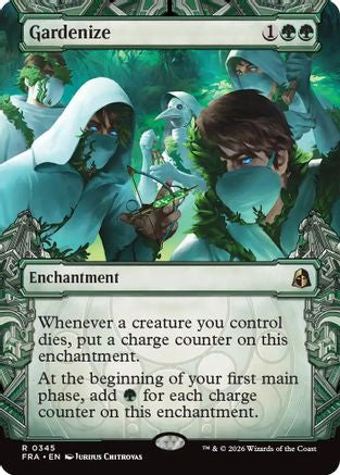 Gardenize (0345) (FRA-345) [Reality Fracture] Foil MTG Single Wizards of the Coast