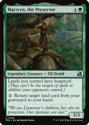 Marwyn, the Preserver (FRA-263) [Reality Fracture] Foil MTG Single Wizards of the Coast