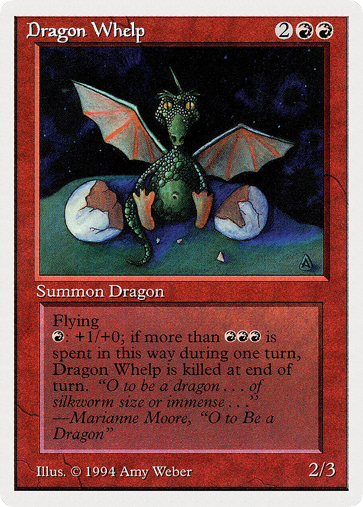 Dragon Whelp (SUM-143) [Misc] Summer Magic / Edgar MTG Single Wizards of the Coast