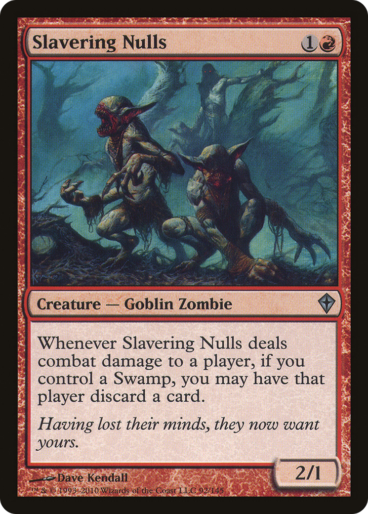 Slavering Nulls (WWK-092) [Worldwake] Foil MTG Single Wizards of the Coast