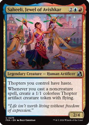 Saheeli, Jewel of Avishkar (FRA-275) [Reality Fracture] Foil MTG Single Wizards of the Coast