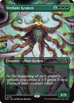 Verdant Kraken (FRA-375) [Reality Fracture] Foil MTG Single Wizards of the Coast
