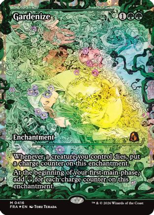 Gardenize (Fracture Foil) (0416) (FRA-416) [Reality Fracture] Foil MTG Single Wizards of the Coast