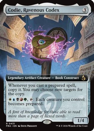 Codie, Ravenous Codex (FRA-431) [Reality Fracture] Foil MTG Single Wizards of the Coast