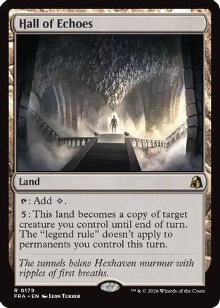 Hall of Echoes (FRA-179) [Reality Fracture] Foil MTG Single Wizards of the Coast