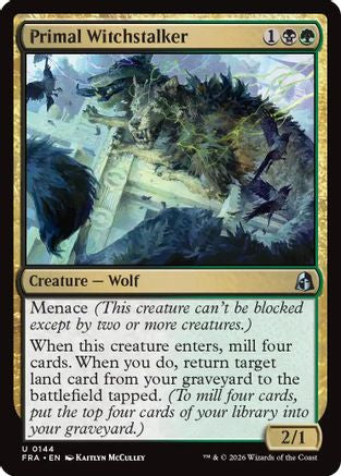Primal Witchstalker (FRA-144) [Reality Fracture] MTG Single Wizards of the Coast
