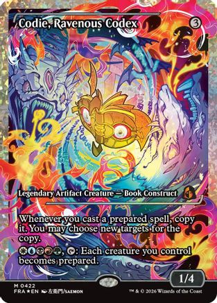 Codie, Ravenous Codex (Fracture Foil) (FRA-422) [Reality Fracture] Foil MTG Single Wizards of the Coast