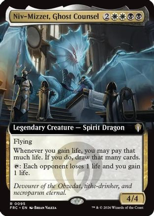 Niv-Mizzet, Ghost Counsel (FRC-095) [Commander: Reality Fracture] MTG Single Wizards of the Coast