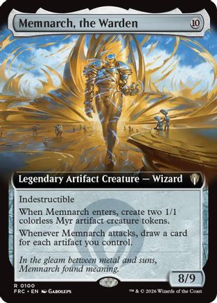 Memnarch, the Warden (FRC-100) [Commander: Reality Fracture] MTG Single Wizards of the Coast