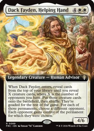 Dack Fayden, Helping Hand (FRC-089) [Commander: Reality Fracture] MTG Single Wizards of the Coast