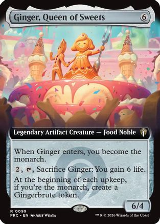 Ginger, Queen of Sweets (FRC-099) [Commander: Reality Fracture] MTG Single Wizards of the Coast