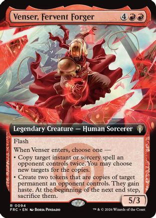 Venser, Fervent Forger (FRC-094) [Commander: Reality Fracture] MTG Single Wizards of the Coast