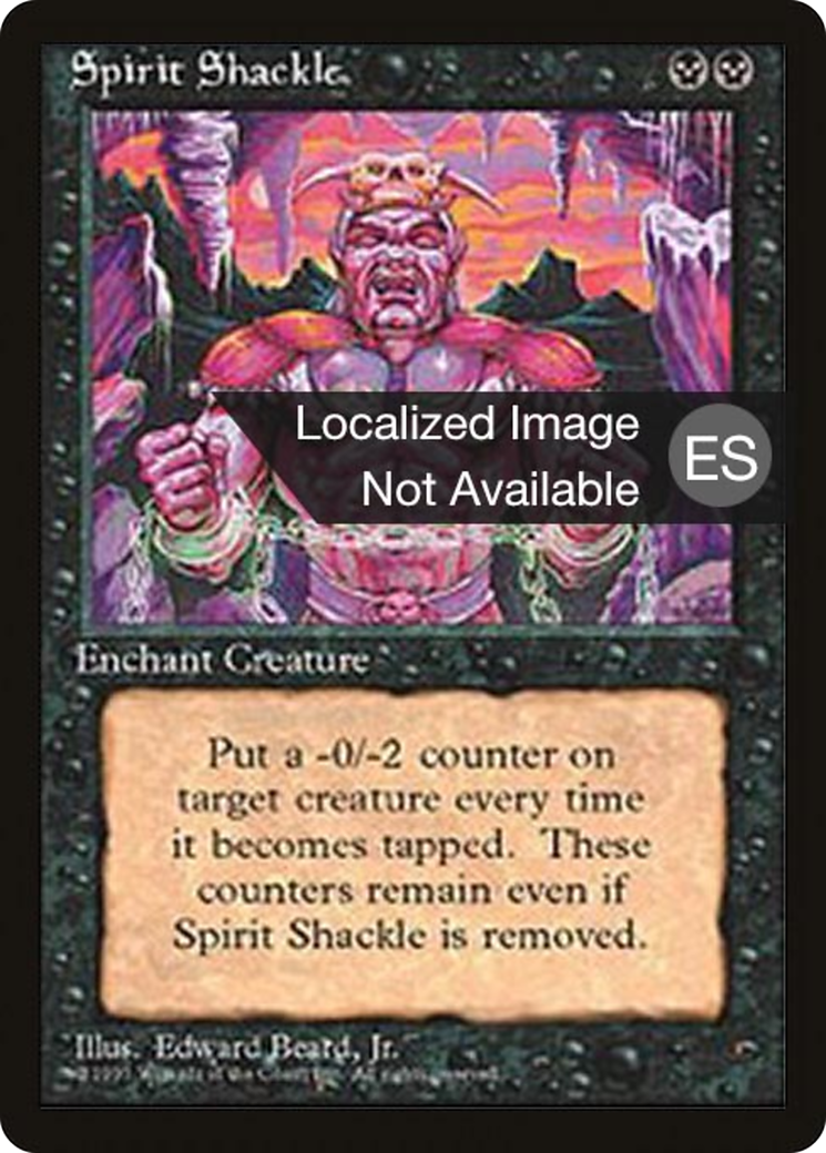 Spirit Shackle (4BB-163) [Fourth Edition Foreign Black Border] MTG Single Wizards of the Coast