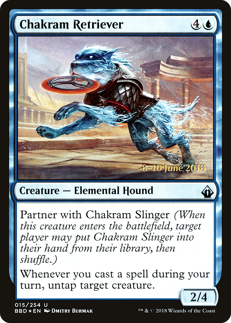 Chakram Retriever (LARP-015) [Battlebond Promos] Foil MTG Single Wizards of the Coast