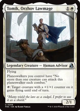 Tomik, Orzhov Lawmage (FRA-206) [Reality Fracture] Foil MTG Single Wizards of the Coast